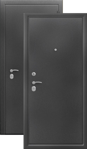 Дверь входная Берлога Сибирь СБ-90П, 1 замок, 1,4 мм металл, (серебро антик+серебро антик)