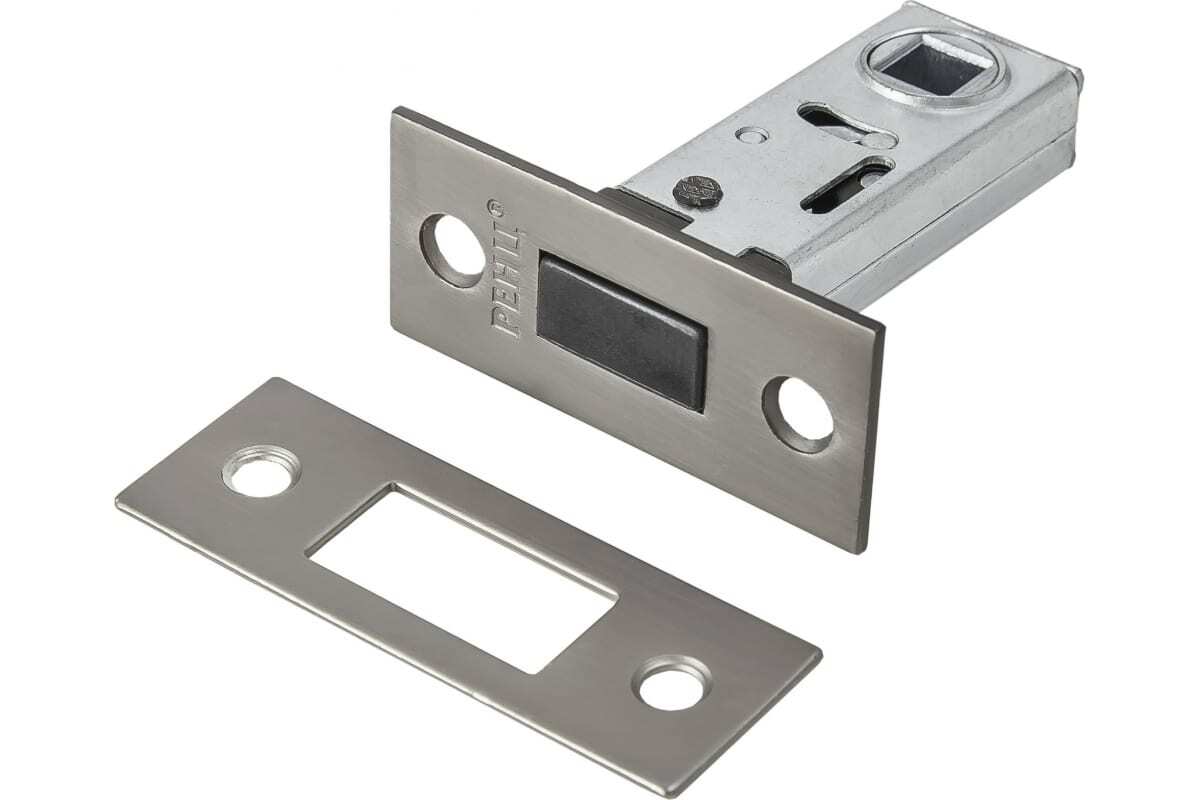 Защелка магнитная Ренц INMagn 5-50 MBN, цвет никель черный матовый(графит)/хром (гарантия - 12 месяцев)