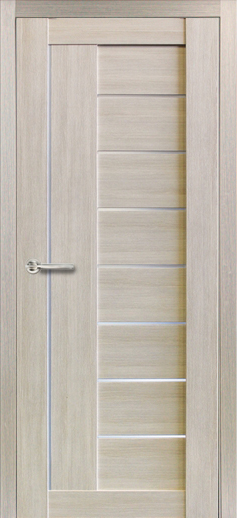 Складской остаток - Дверь межкомнатная Терри Стиль-9, цвет беленый дуб, экошпон, остекленная. Размер 2000*800. (Данный товар возврату и обмену не подлежит)