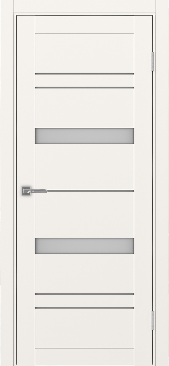 Дверь межкомнатная Оптима Порте Турин 562.12, цвет бежевый, экошпон, стекло мателюкс
