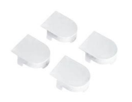 Накладка на потайную петлю AGB Eclipse 2.0, цвет белый (гарантия - 5 лет)