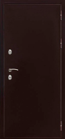 Теплая дверь входная Двери регионов Термо 3, 2 замка, 1,5 мм металл, (медь антик+меламин дуб ардеш) #2