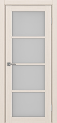 Дверь межкомнатная Оптима Порте Турин 540.2222, цвет перламутровый ясень, экошпон, стекло мателюкс