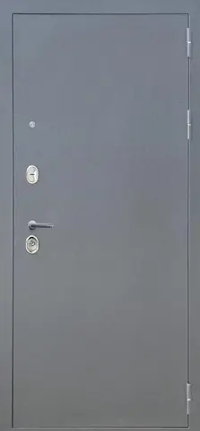 Теплая дверь входная FLY DOORS Аркан зеркало, 2 замка, 1,2 мм металл, (графит букле+велюто бианко) #2