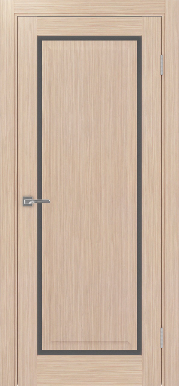 Дверь межкомнатная Оптима Порте Тоскана 601С.21 ОФ4, цвет беленый дуб, экошпон, стекло графит