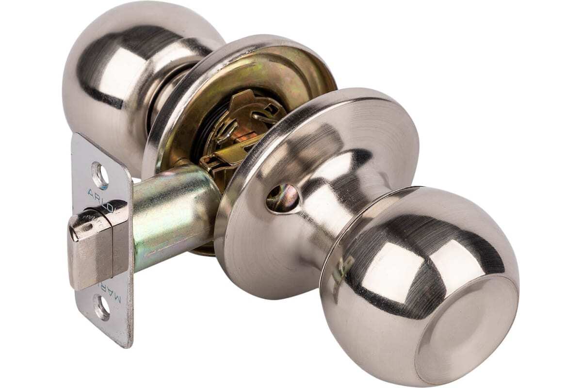 Защелка шариковая Марлок ЗШ-05, цвет никель (гарантия - 6 месяцев)