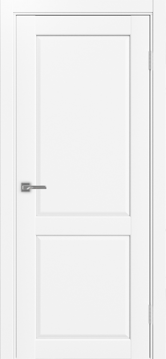 Дверь межкомнатная Оптима Порте Сицилия 702.11, цвет белый снежный, экошпон, глухая