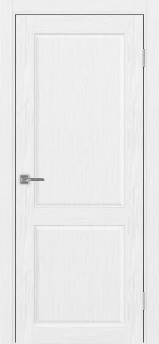 Дверь межкомнатная Оптима Порте Сицилия 702.11, цвет белый лед, экошпон, глухая