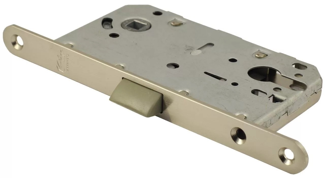 Замок под цилиндр Вантаж P85 SN, цвет никель матовый (гарантия - 6 месяцев)