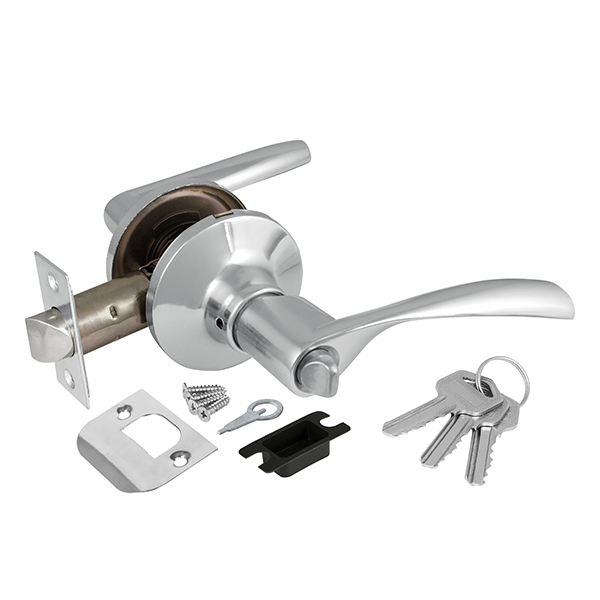 Ручка-защелка ключ-фиксатор Аякс DK610 CP-ET (6010 CP-E), цвет хром (гарантия - 6 месяцев)