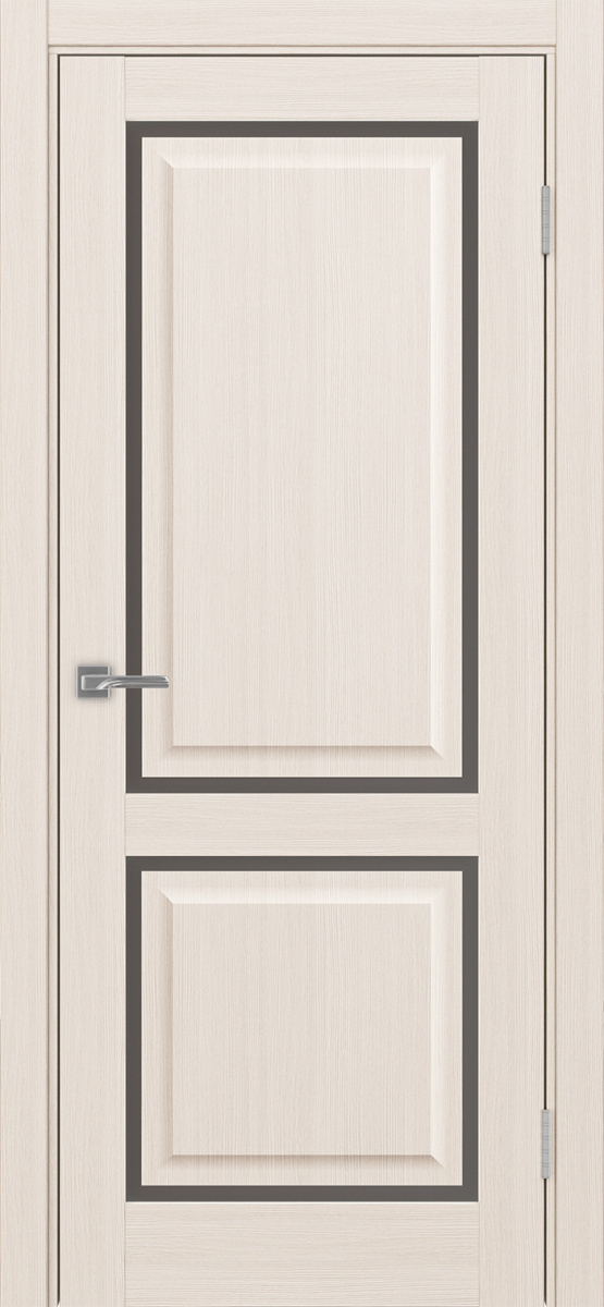 Дверь межкомнатная Оптима Порте Тоскана 602С.2121 ОФ4, цвет перламутровый ясень, экошпон, стекло бронза