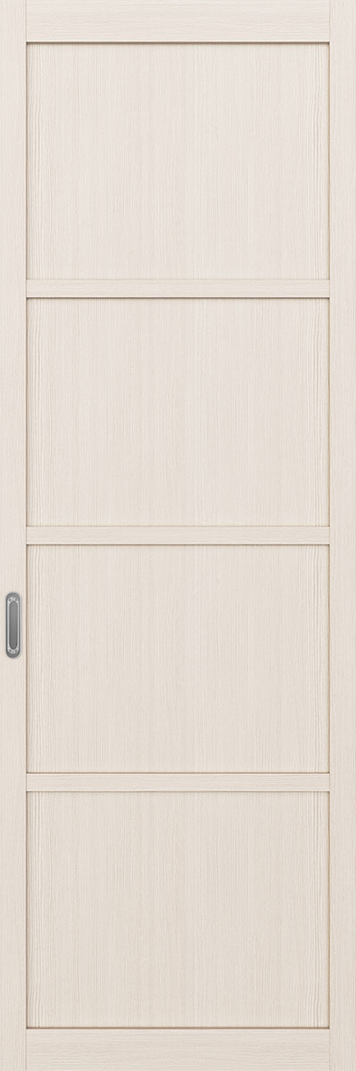 Перегородка межкомнатная Оптима Порте 104.1111, цвет перламутровый ясень, экошпон, глухая (за 1 кв.м)