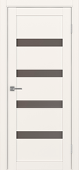 Дверь межкомнатная Оптима Порте Турин 505.12, цвет бежевый, экошпон, стекло бронза