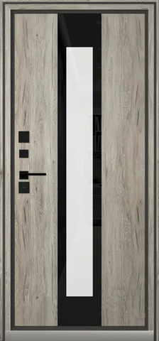 Термодверь входная Аргус Улица Тепло Виана, 2 замка, 2 мм металл, (темная акация винорит+пепельный рустик) #3