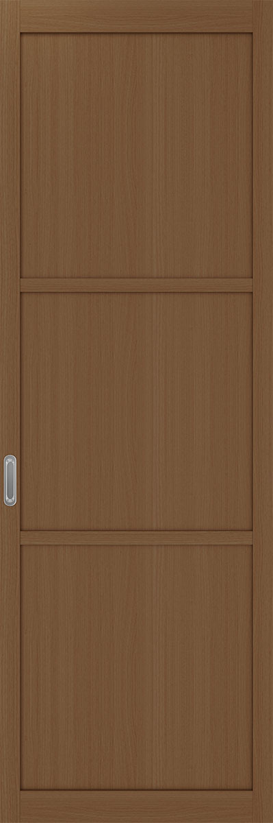 Перегородка межкомнатная Оптима Порте 130.111, цвет орех, экошпон, глухая (за 1 кв.м)