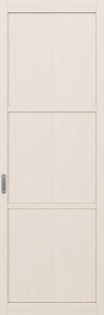 Перегородка межкомнатная Оптима Порте 130.111, цвет перламутровый ясень, экошпон, глухая (за 1 кв.м)