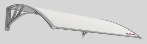 Погонаж - Козырек «КВАРЦ-1200» D1200 A-A (1) для входной двери Форпост цвет белый (1000х1200)