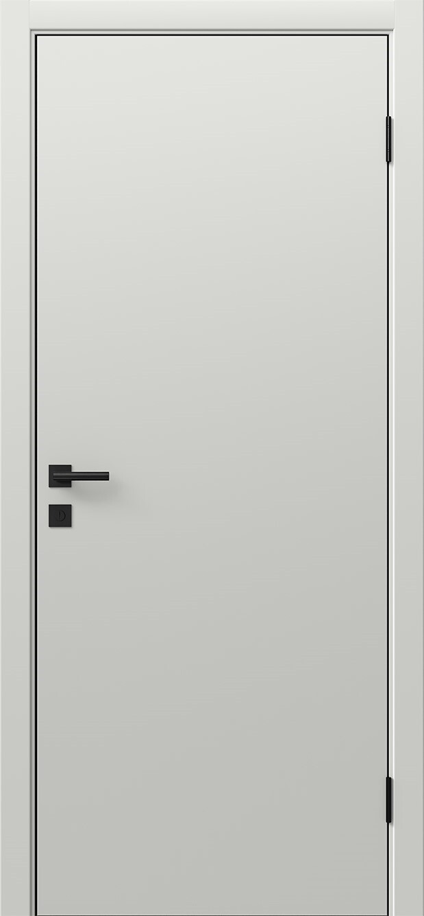 Дверь межкомнатная Дверона Айс Флэт (кромка АБС с 4х сторон), цвет мираж, полипропилен, глухая