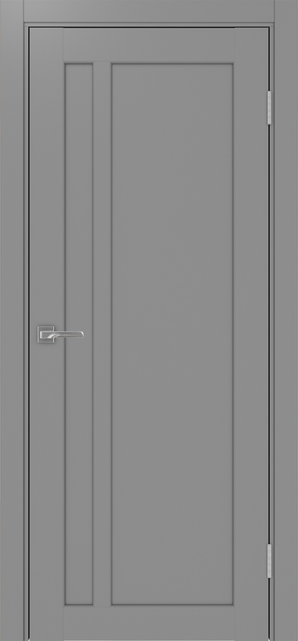 Дверь межкомнатная Оптима Порте Парма 412.11, цвет серый, экошпон, глухая