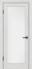 Дверь межкомнатная ХЬЮГОДОРС Дуглас 01х20, цвет платиновый ясень, экошпон, стекло матовое (гарантия - 5 лет)