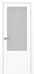 Дверь межкомнатная Оптима Порте Турин 540ПФ.21, цвет белый снежный, экошпон, стекло мателюкс