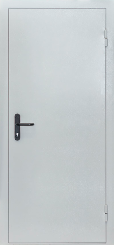 Дверь входная Сидоров ДСПД - 01 EI - 60 противопожарная, 1 замок, 1,5 мм металл, (рал 7035+рал 7035) #3
