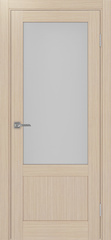 Дверь межкомнатная Оптима Порте Турин 540ПФ.21, цвет беленый дуб, экошпон, стекло мателюкс