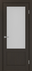 Дверь межкомнатная Оптима Порте Турин 540ПФ.21, цвет венге, экошпон, стекло мателюкс