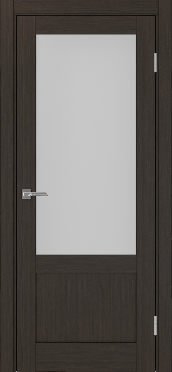 Дверь межкомнатная Оптима Порте Турин 540ПФ.21, цвет венге, экошпон, стекло мателюкс
