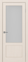 Дверь межкомнатная Оптима Порте Турин 540ПФ.21, цвет перламутровый ясень, экошпон, стекло мателюкс