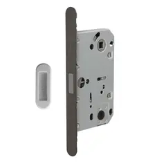 Замок сантехнический магнитный Армадилло GRAVITY.PRO G01.196.50.96 BPVD, цвет никель вороненый (гарантия - 5 лет)