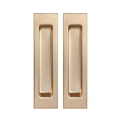 Ручка квадрат для раздвижных дверей Пунто SH.SLQ152.010 (Soft LINE SLQ-010) SSG, цвет золото сатинированное (гарантия - 12 месяцев)
