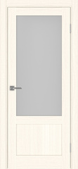Дверь межкомнатная Оптима Порте Турин 540ПФ.21, цвет светлый ясень, экошпон, стекло мателюкс