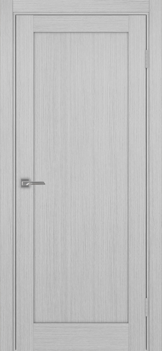 Складской остаток - Дверь межкомнатная Оптима Порте Турин 501.1, цвет серый дуб, экошпон, глухая,Размер 2000*800. (Данный товар возврату и обмену не подлежит)