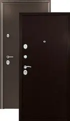 Теплая дверь входная Страж 3К-Стил, 2 замка, 1,5 мм металл, (медь антик+медь антик)