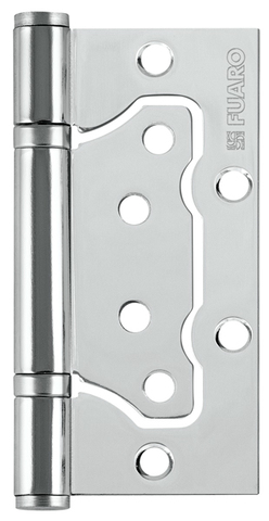 Петля универсальная без врезки Фуаро IN4500W CP (500-2BB 100x2,5), цвет хром (гарантия - 2 года)