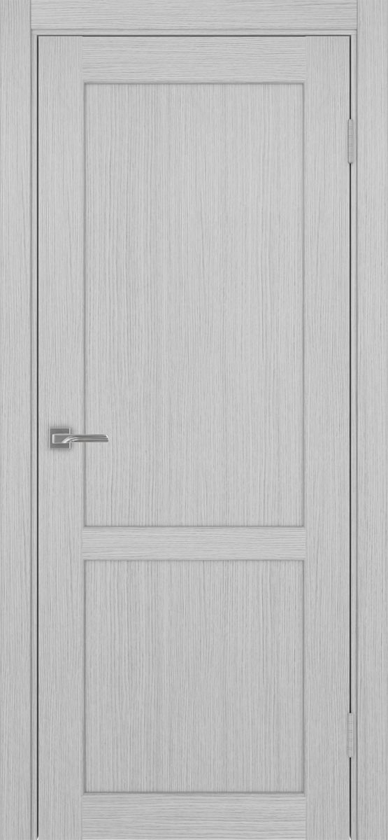 Дверь межкомнатная Оптима Порте Парма 402.11, цвет серый дуб, экошпон, глухая