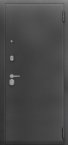 Теплая дверь входная Берлога Тринити Тринити Нова Ромео (промо), 2 замка, 1,4 мм металл, (серебро антик+арктик эмалит) #2