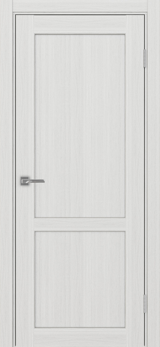 Дверь межкомнатная Оптима Порте Парма 402.11, цвет серебристый ясень, экошпон, глухая