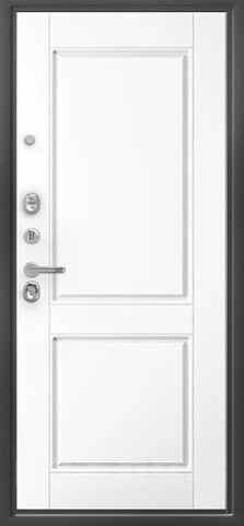 Теплая дверь входная Берлога Тринити Тринити Нова Ромео (промо), 2 замка, 1,4 мм металл, (серебро антик+арктик эмалит) #3