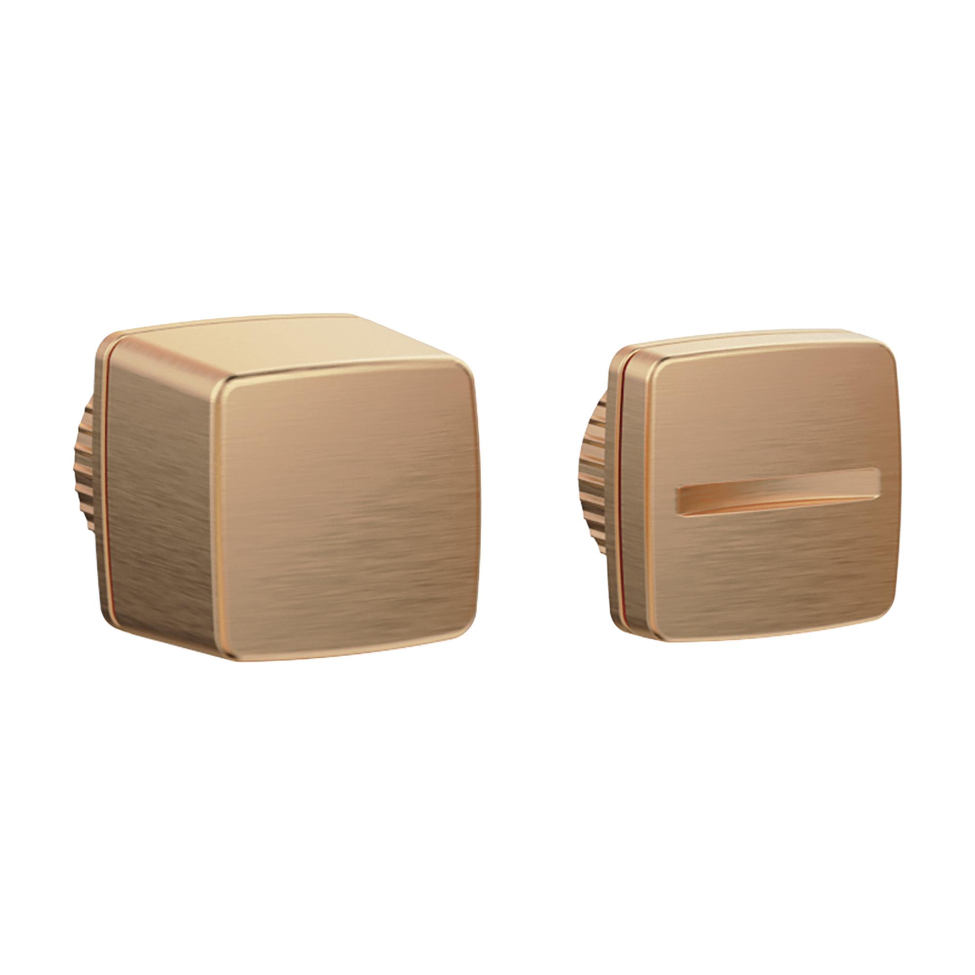 Завертка квадрат Пунто BK6.K.EL.Q27 SSG-39, цвет золото сатинированное к ручкам K.EL.Q27.ELEN SSG-39 (гарантия - 12 месяцев)