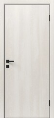 Дверь межкомнатная Дверона Вуд Флэт (кромка АБС с 4х сторон), цвет дуб браш светлый, CPL, глухая