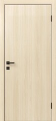 Дверь межкомнатная Дверона Вуд Флэт (кромка АБС с 4х сторон), цвет ясень аляска, CPL, глухая