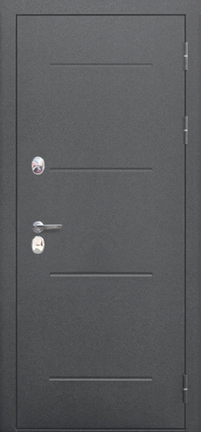 Термодверь входная Феррони Изотерма 11 см зеркало, 2 замка, 1,4 мм металл, (серебро антик+белый эмалит) #2