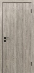 Дверь межкомнатная Дверона Вуд Флэт (кромка АБС с 4х сторон), цвет пепельный дуб, CPL, глухая