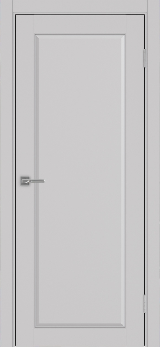 Дверь межкомнатная Оптима Порте Сицилия 701.1, цвет пепельный, экошпон, глухая