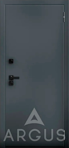 Термодверь входная Аргус Улица Тепло Вояж зеркало, 2 замка, 2 мм металл, (графит букле+арктик эмалит) #2