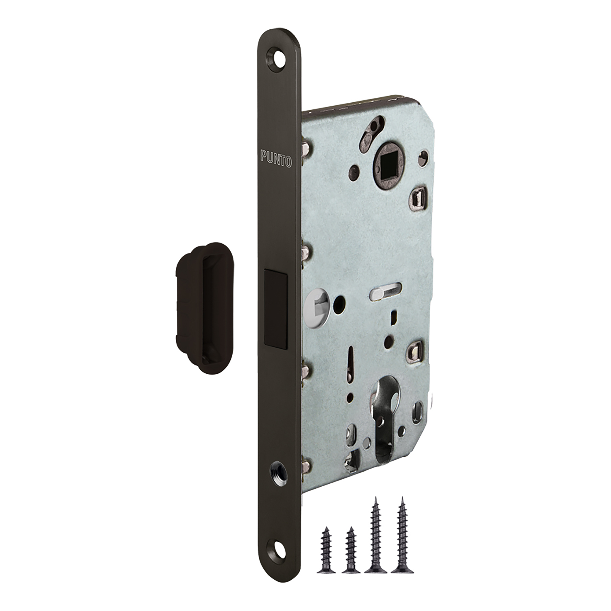 Замок под цилиндр Пунто ML85-50/BL GR блистер, цвет графит (гарантия - 12 месяцев)