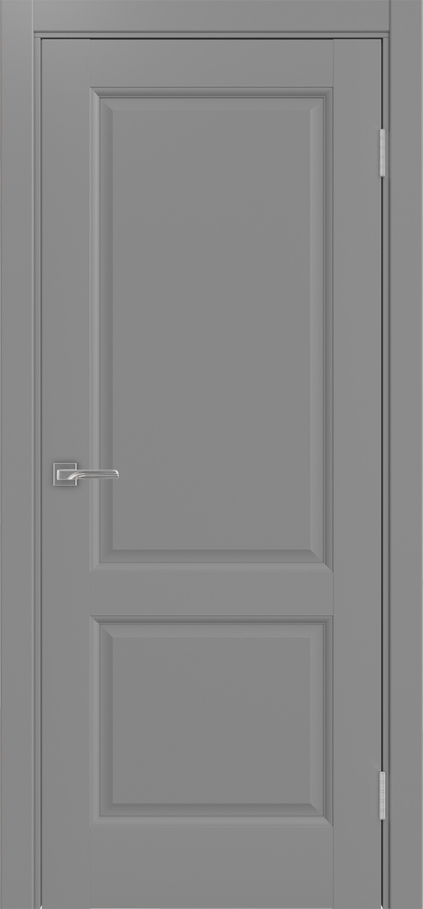 Дверь межкомнатная Оптима Порте Тоскана Нео 602.11, цвет серый, экошпон, глухая