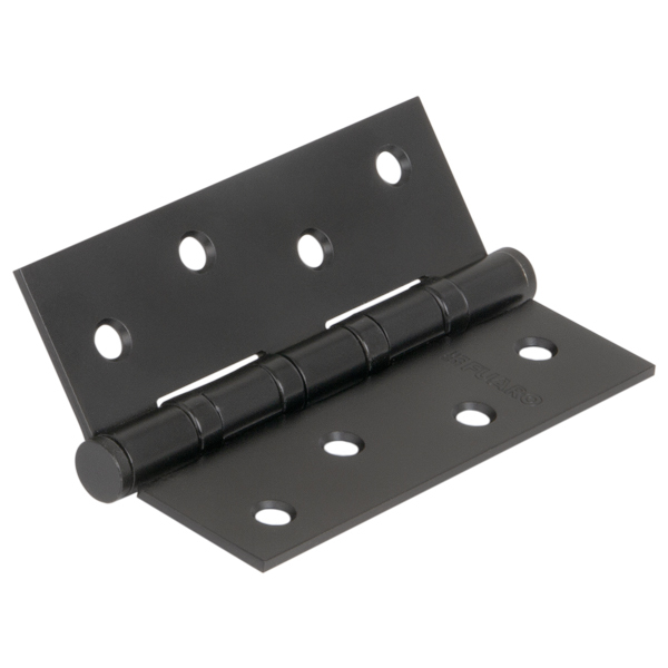 Петля врезная универсальная Фуаро IN4400U BL (4BB 100x75x2,5), цвет черный матовый (гарантия - 12 месяцев)